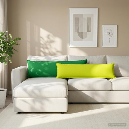 Throw Pillow HOUTEN 40 x 145 cm Polyester 2 pcs Bright green