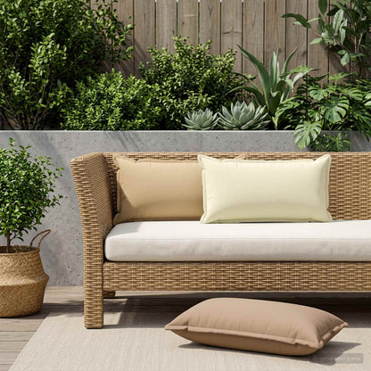 Throw Pillow HOUTEN Polyester Beige