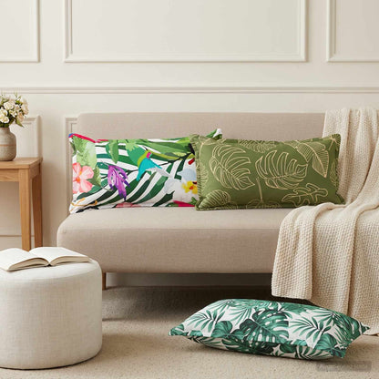 Throw Pillow HOUTEN 40 x 80 cm Polyester 6 pcs Leaf design