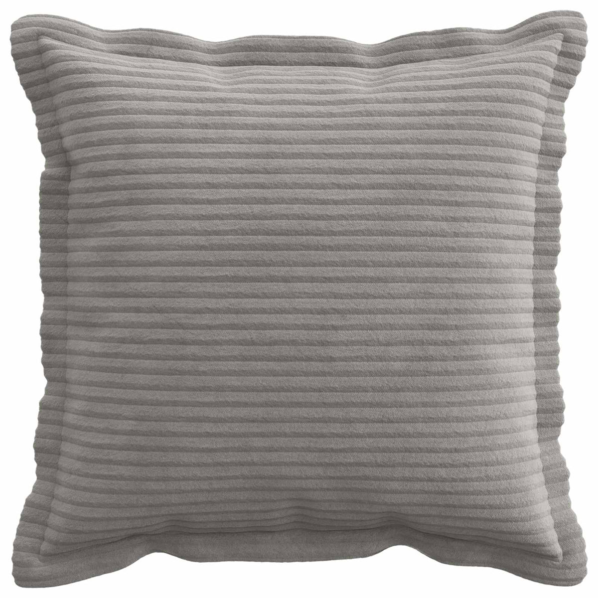 Cushion Cover HOUTEN 50 x 50 cm Corduroy 12 pcs Light grey