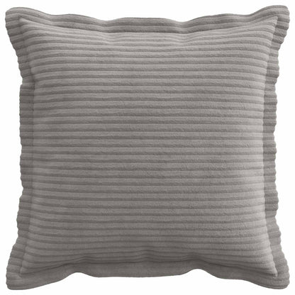 Cushion Cover HOUTEN 50 x 50 cm Corduroy 12 pcs Light grey