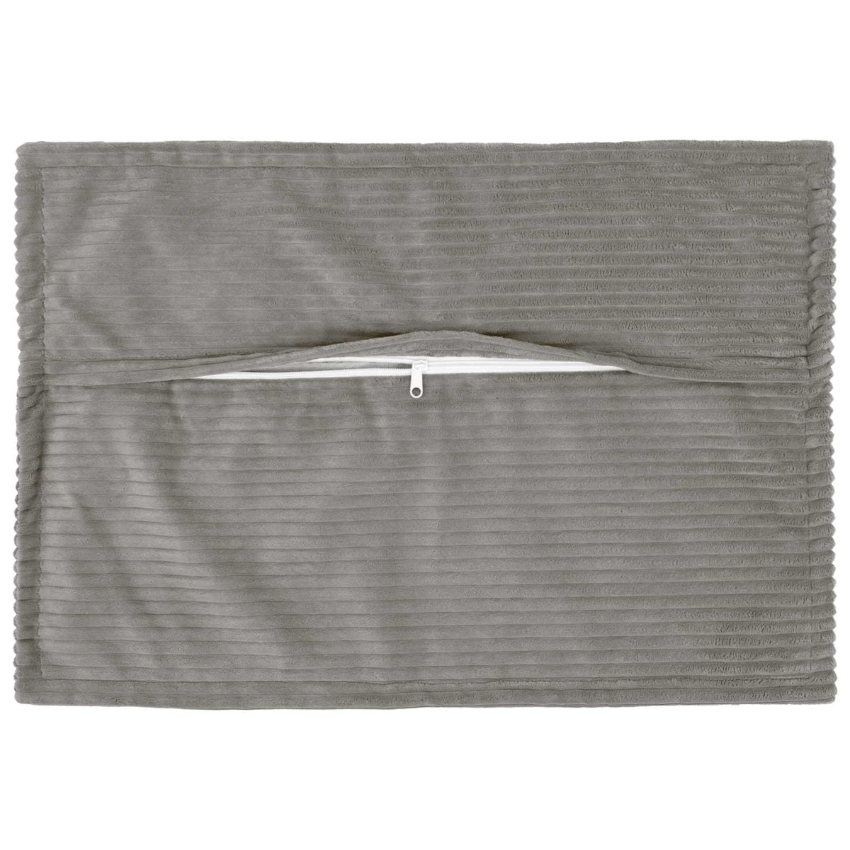 Cushion Cover HOUTEN 50 x 80 cm Corduroy 6 pcs Light grey