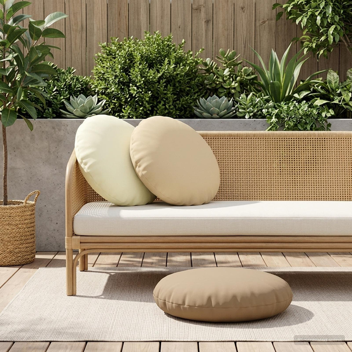 Throw Pillow HEERLEN Dia Polyester