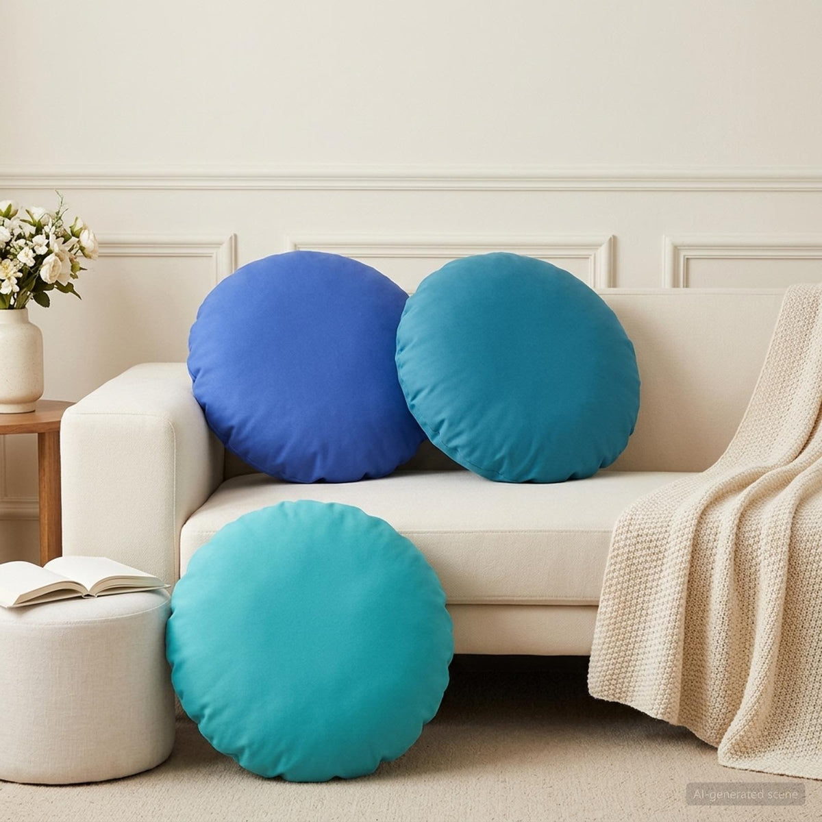 Throw Pillow HEERLEN Dia Polyester