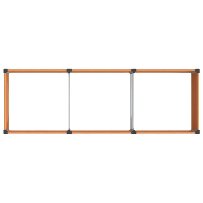 vidaXL Garden Raised Bed Brown 300 x 100 x 91 cm WPC and Aluminium 5
