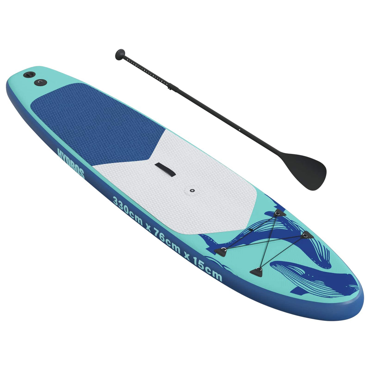 vidaXL Inflatable SUP Board with Sail HYDROS 330 x 76 x 15 cm 4