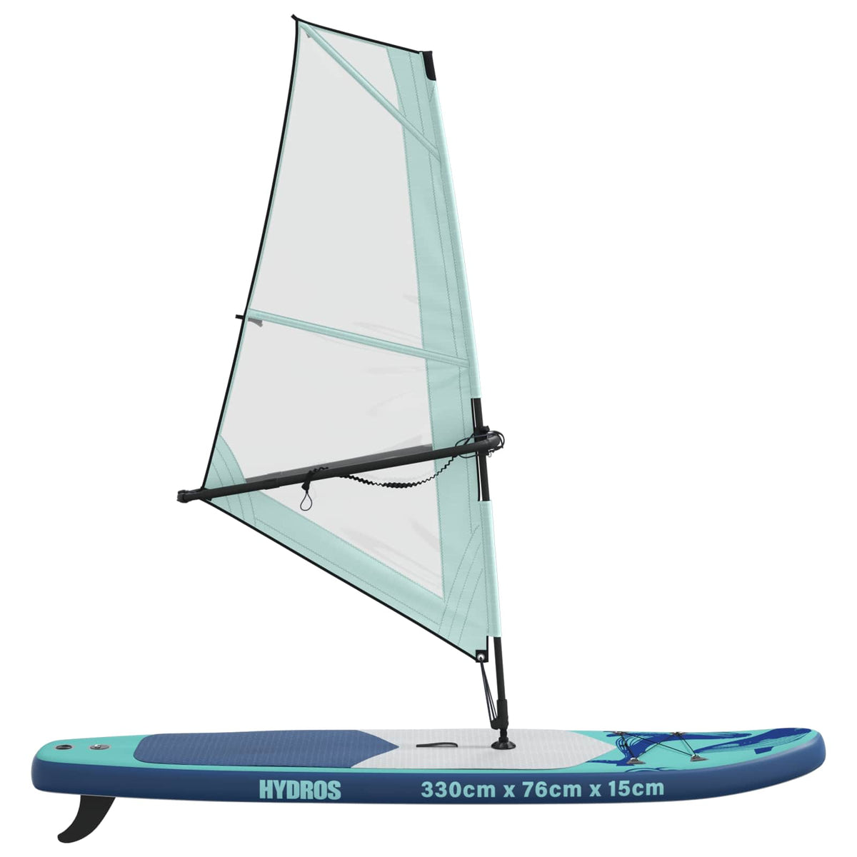 vidaXL Inflatable SUP Board with Sail HYDROS 330 x 76 x 15 cm 6