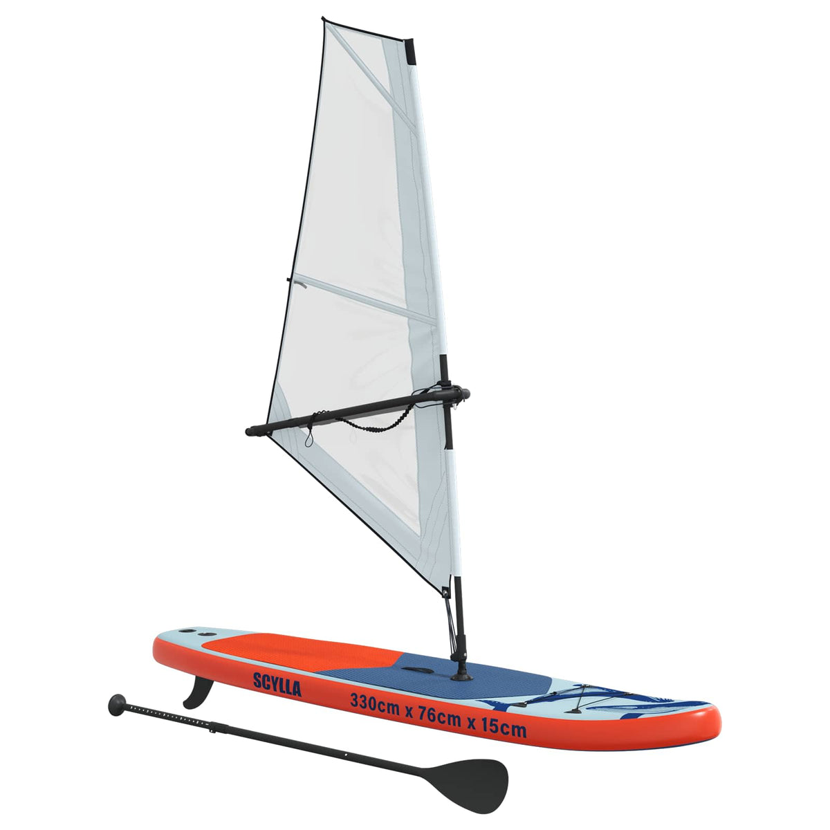 vidaXL Inflatable SUP Board with Sail SCYLLA 330 x 76 x 15 cm Blue 3