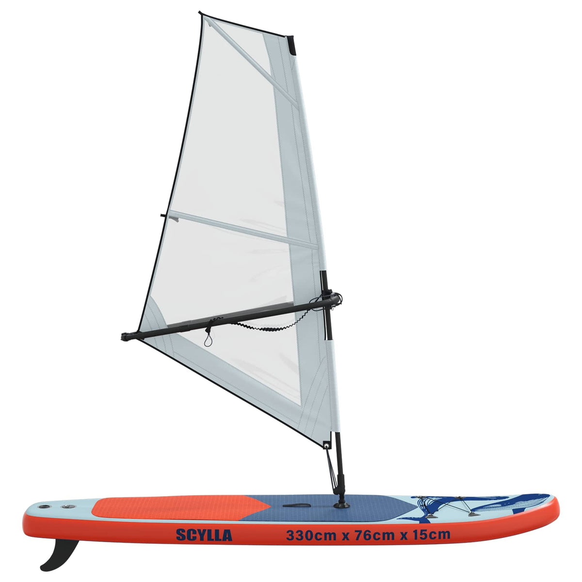 vidaXL Inflatable SUP Board with Sail SCYLLA 330 x 76 x 15 cm Blue 6