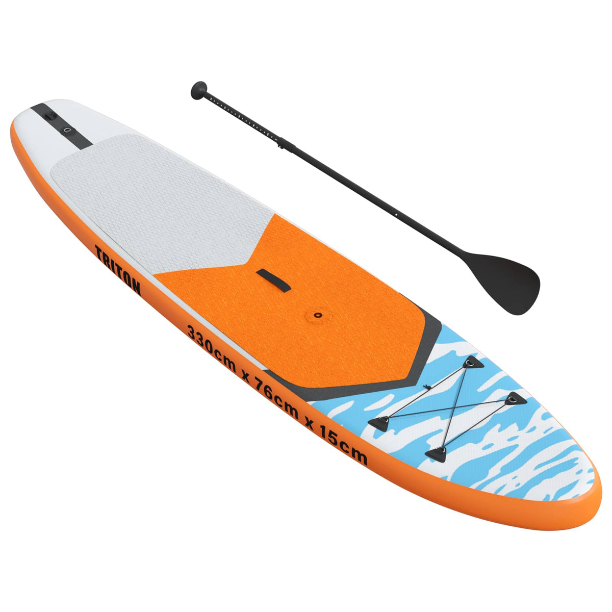 vidaXL Inflatable SUP Board with Sail TRITON 330 x 76 x 15 cm Blue 4