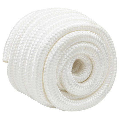 Boat Rope Full Polypropylene Length 25 m White 30 mm