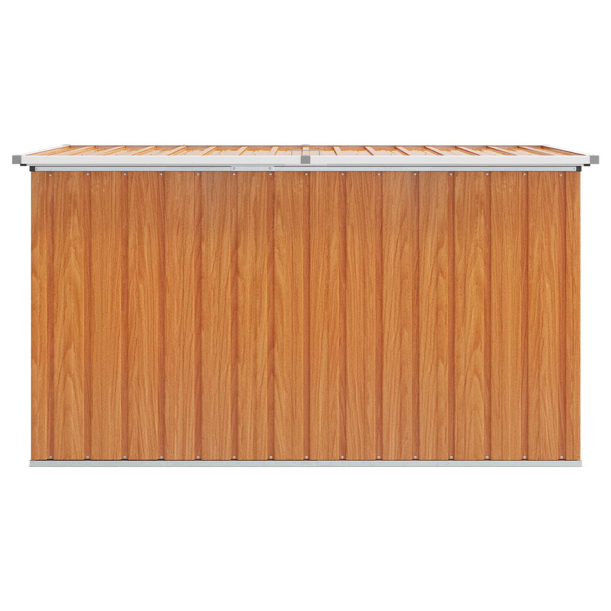 Outdoor Storage Box Wood Galvanised Steel 171 cm 93 cm 99 cm