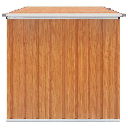 Outdoor Storage Box Wood Galvanised Steel 171 cm 93 cm 99 cm