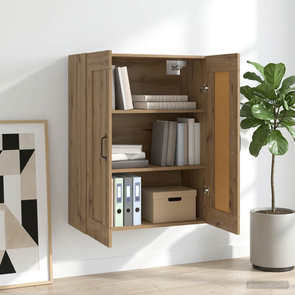 vidaXL Hanging Wall Cabinet 69.5x32.5x90 cm
