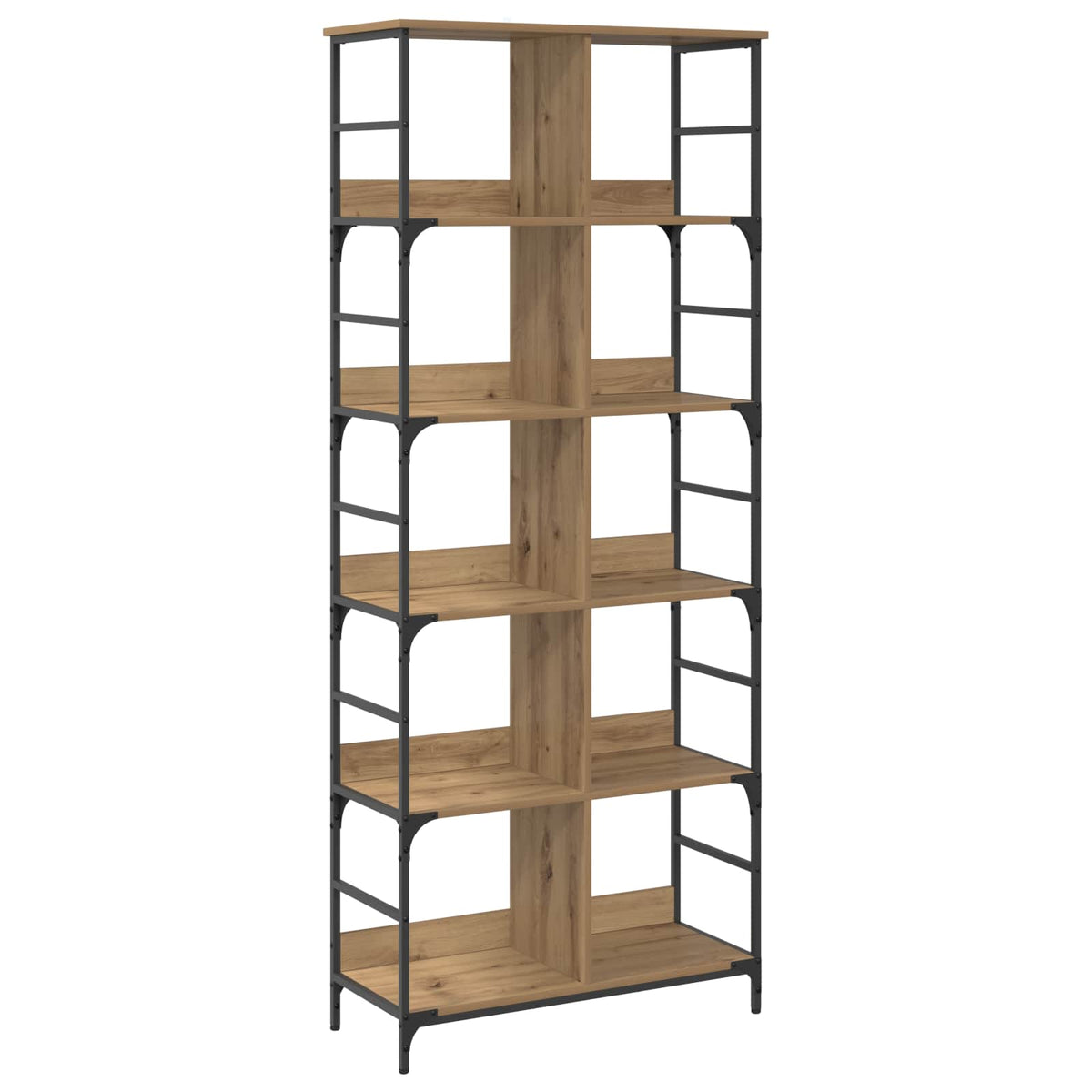Bookshelf 78.5x33x188.5 cm Engineered Wood Artisan oak