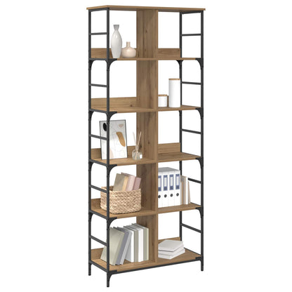 Bookshelf 78.5x33x188.5 cm Engineered Wood Artisan oak