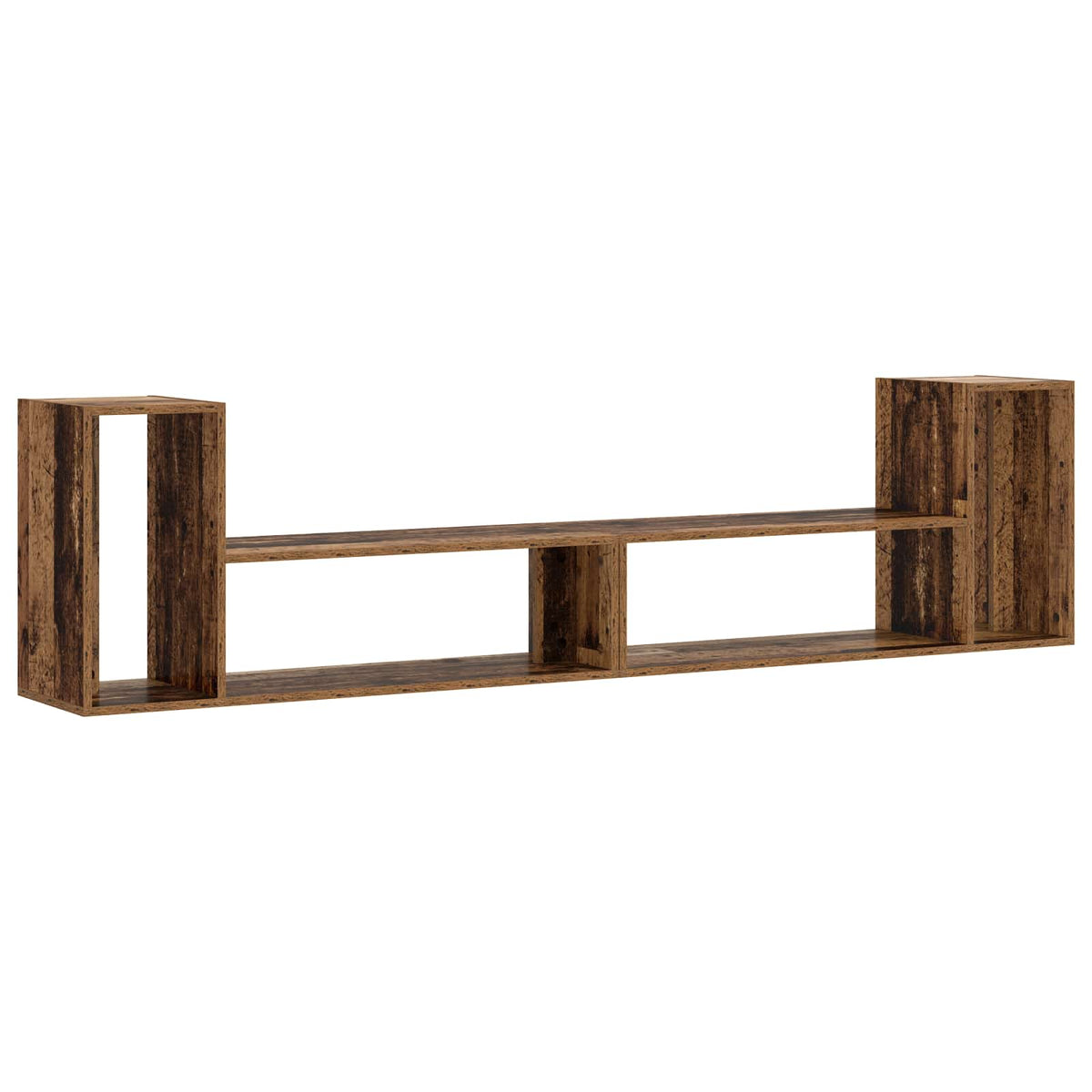 TV Cabinets 2 pcs 75x30x50 cm Engineered Wood Old wood 100 cm