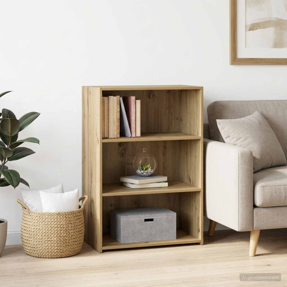 Sideboard 70x41x93 cm Engineered Wood Artisan oak
