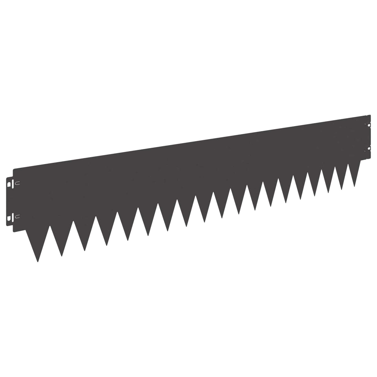 Lawn Edging 103 x Steel 20 pcs Height 20 cm Black