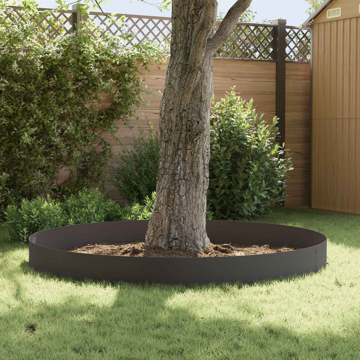 Lawn Edging 103 x Steel 20 pcs Height 30 cm Black