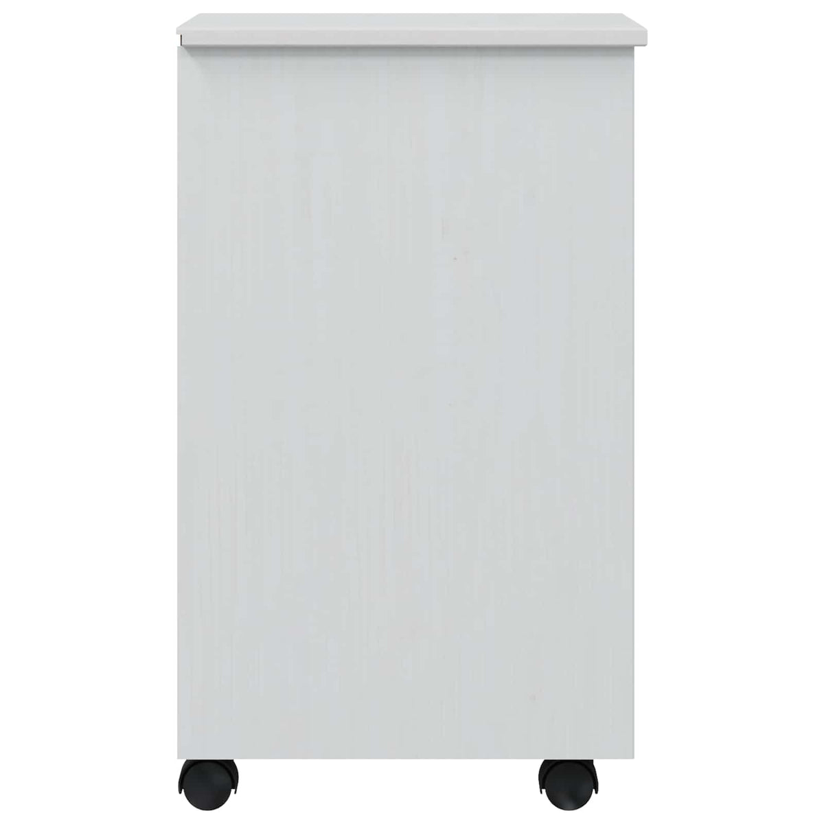 Rolling Cabinet with Drawers CORONA White 4 drawers