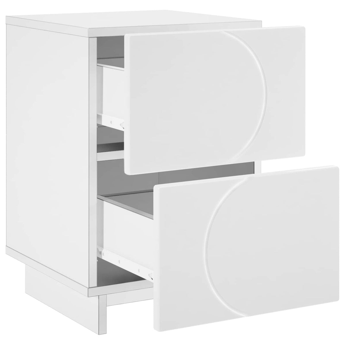 Bedside Cabinet 33.5 x 34.5 x 50 cm White 2
