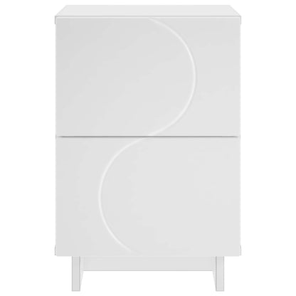 Bedside Cabinet 33.5 x 34.5 x 50 cm White 2