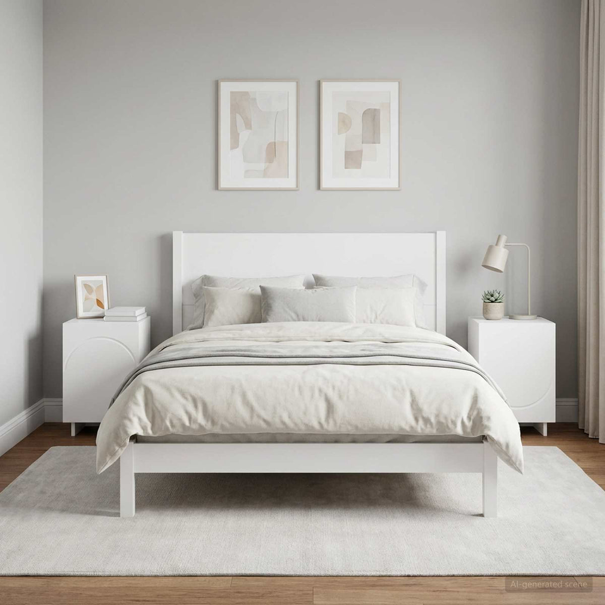 Bedside Cabinet 33.5 x 34.5 x 50 cm White