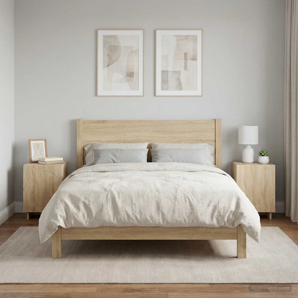 Bedside Cabinet 33.5 x 34.5 x 50 cm Sonoma oak
