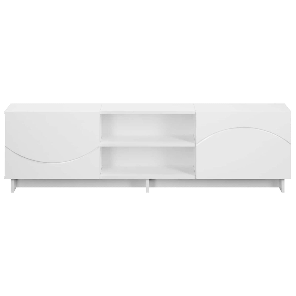 TV Stand Engineered Wood 140 x 34.5 x 40 cm White