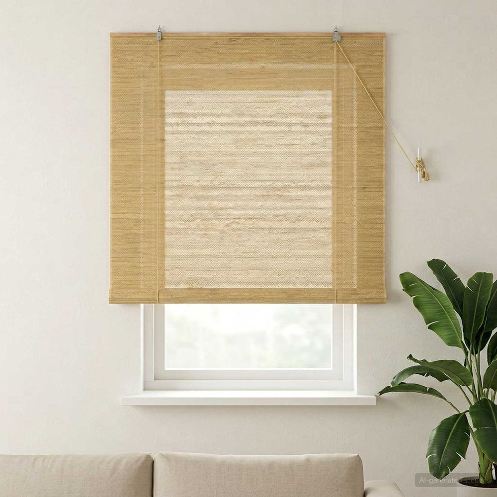 vidaXL Roller Blind Natural Bamboo