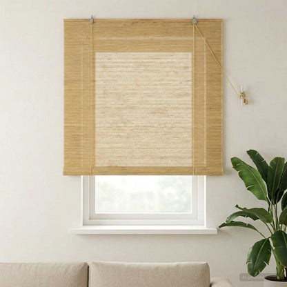 Roller Blind Natural Bamboo 140 cm 160 cm