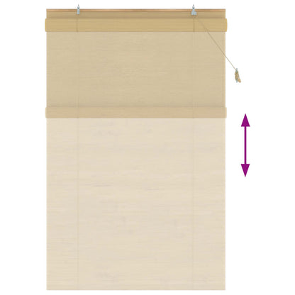 Roller Blind Natural Bamboo 150 cm 220 cm
