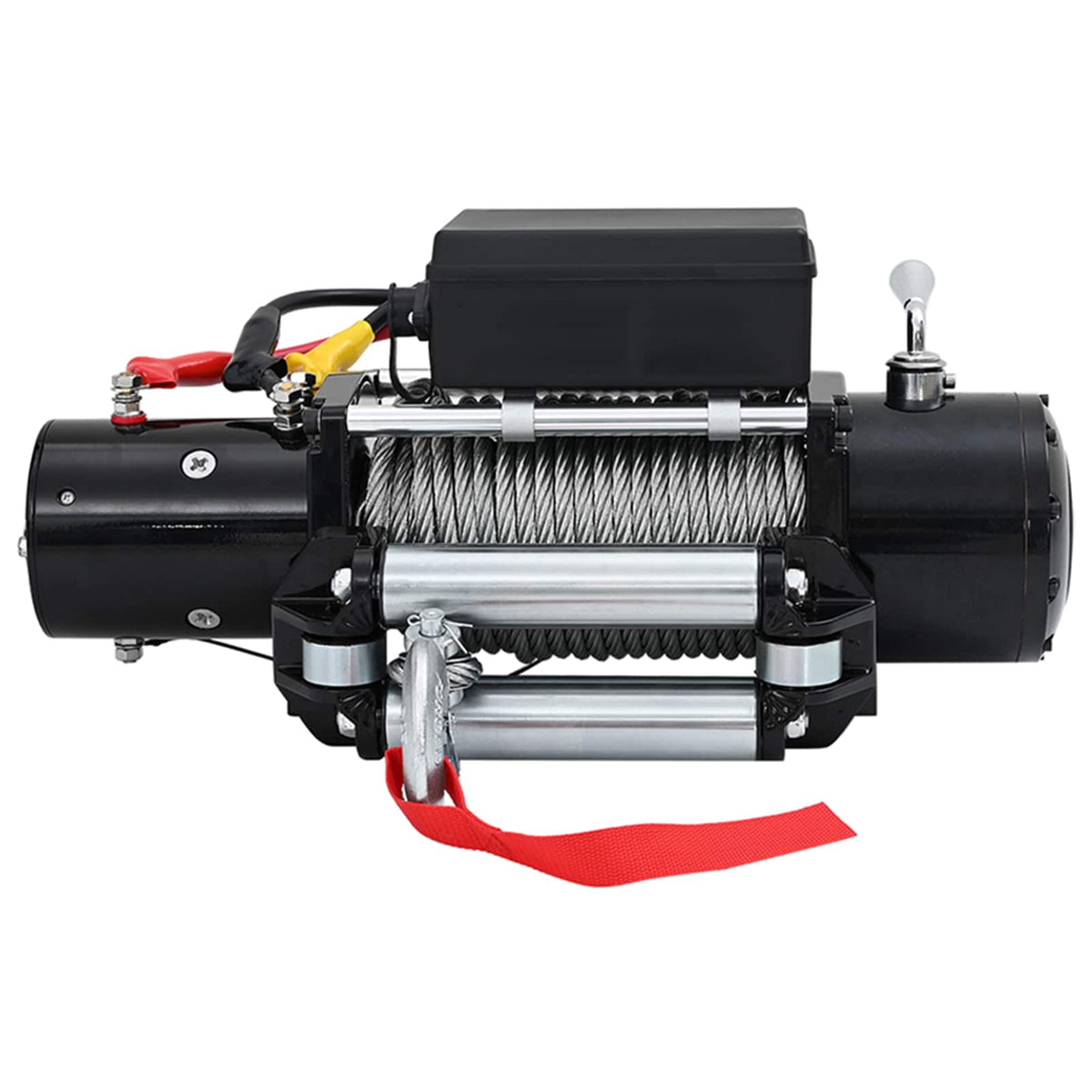 vidaXL Electric Winch PVC Black 3