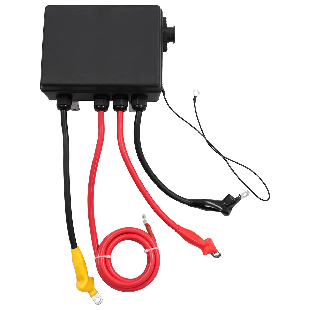 vidaXL Electric Winch PVC Black 5