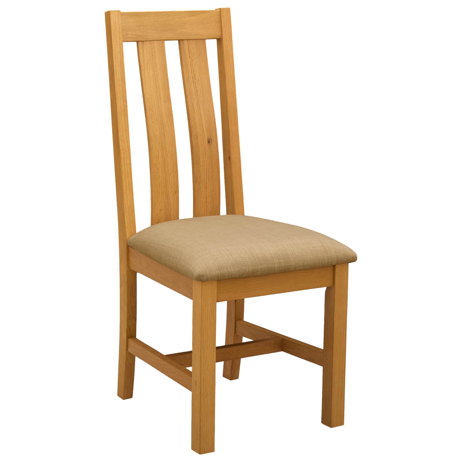 vidaXL Dining Set 4 pcs Beige Solid Oak Wood 4