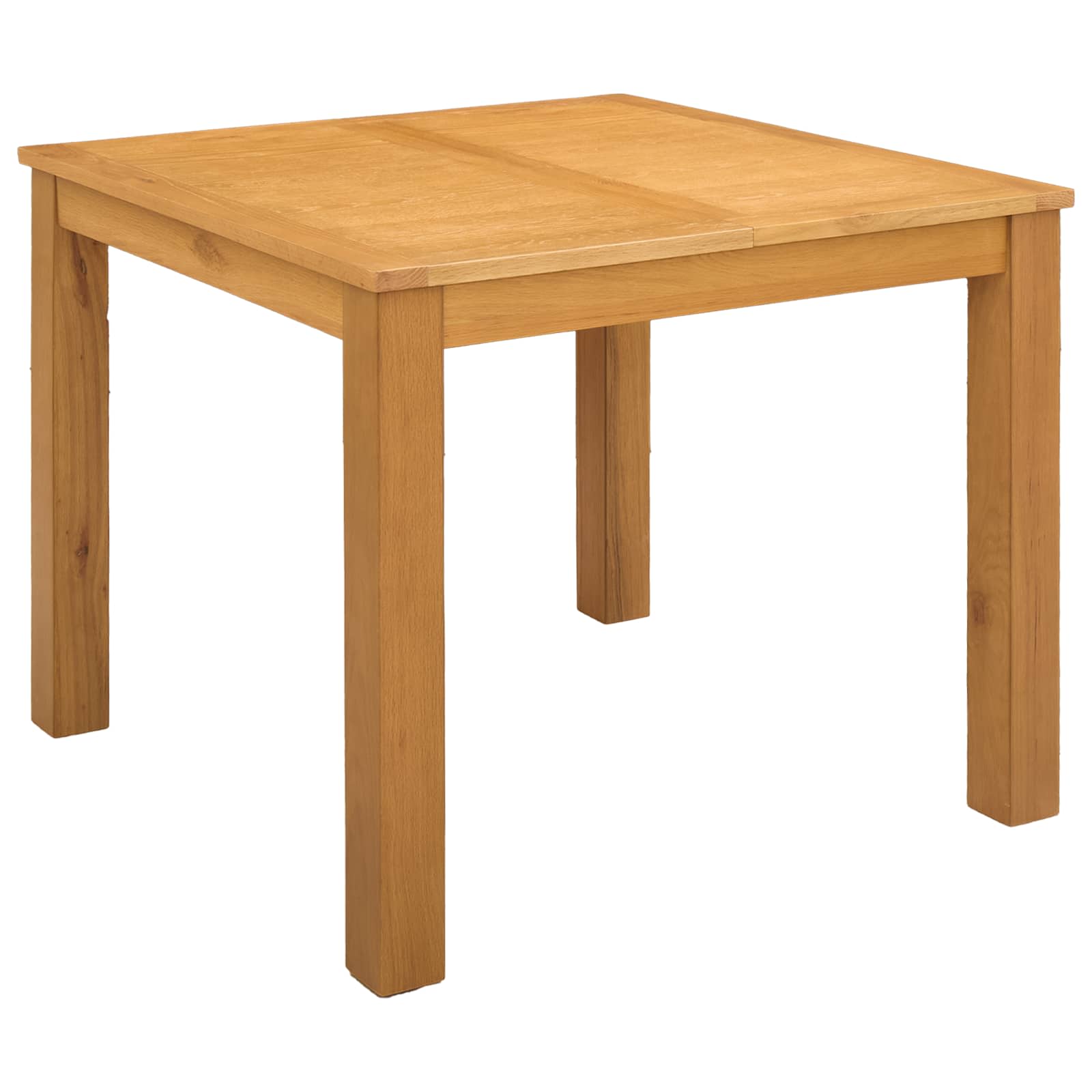 vidaXL Dining Set 5 pcs Black Solid Oak Wood 3