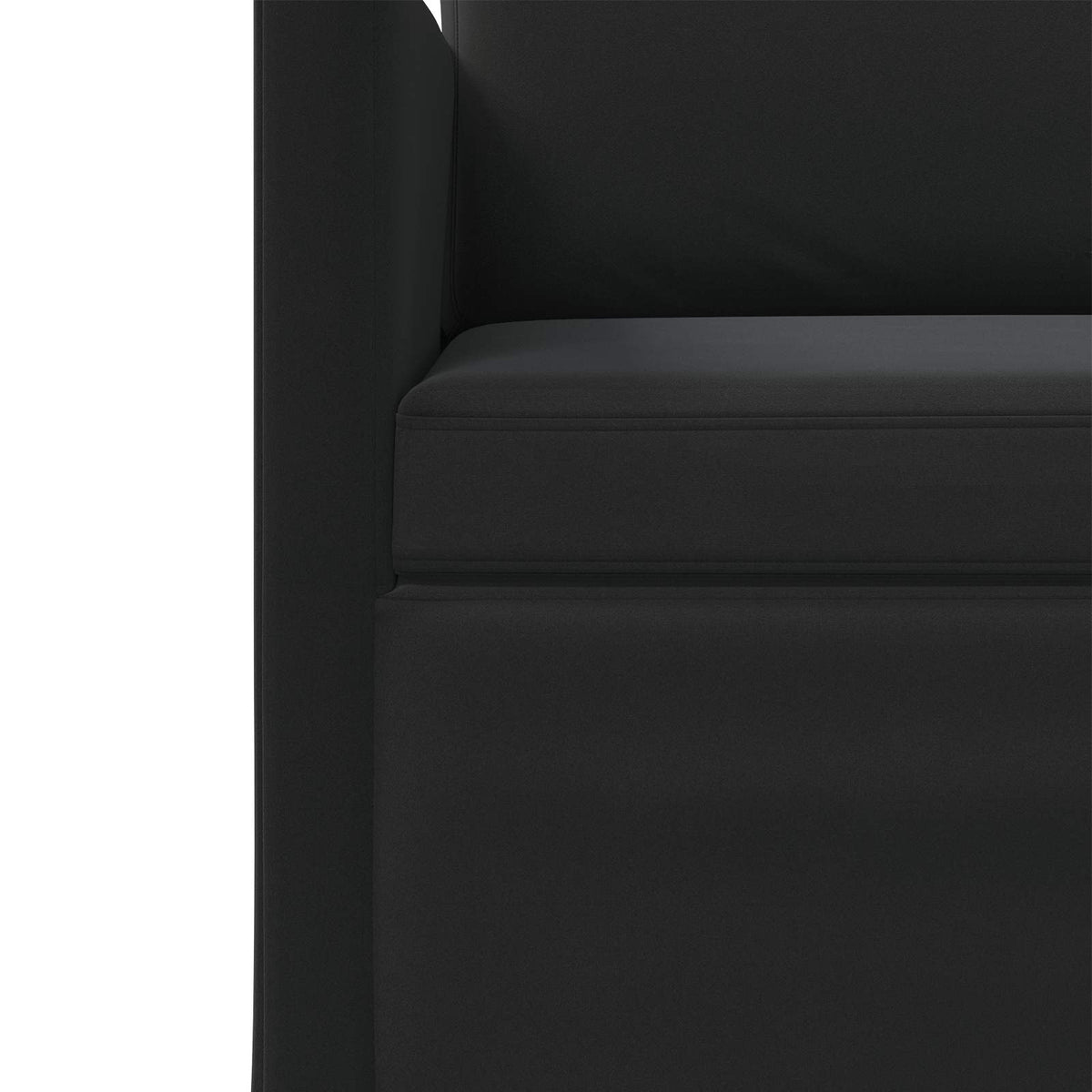 Armchair 70 x 81 x 82 cm Velvet 60 cm Black