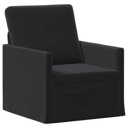 Armchair 70 x 81 x 82 cm Velvet 60 cm Black