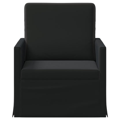 Armchair 70 x 81 x 82 cm Velvet 60 cm Black