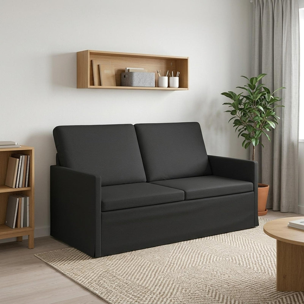 vidaXL 2 Seater Sofa 150 x 81 x 82 cm Fabric 140 cm