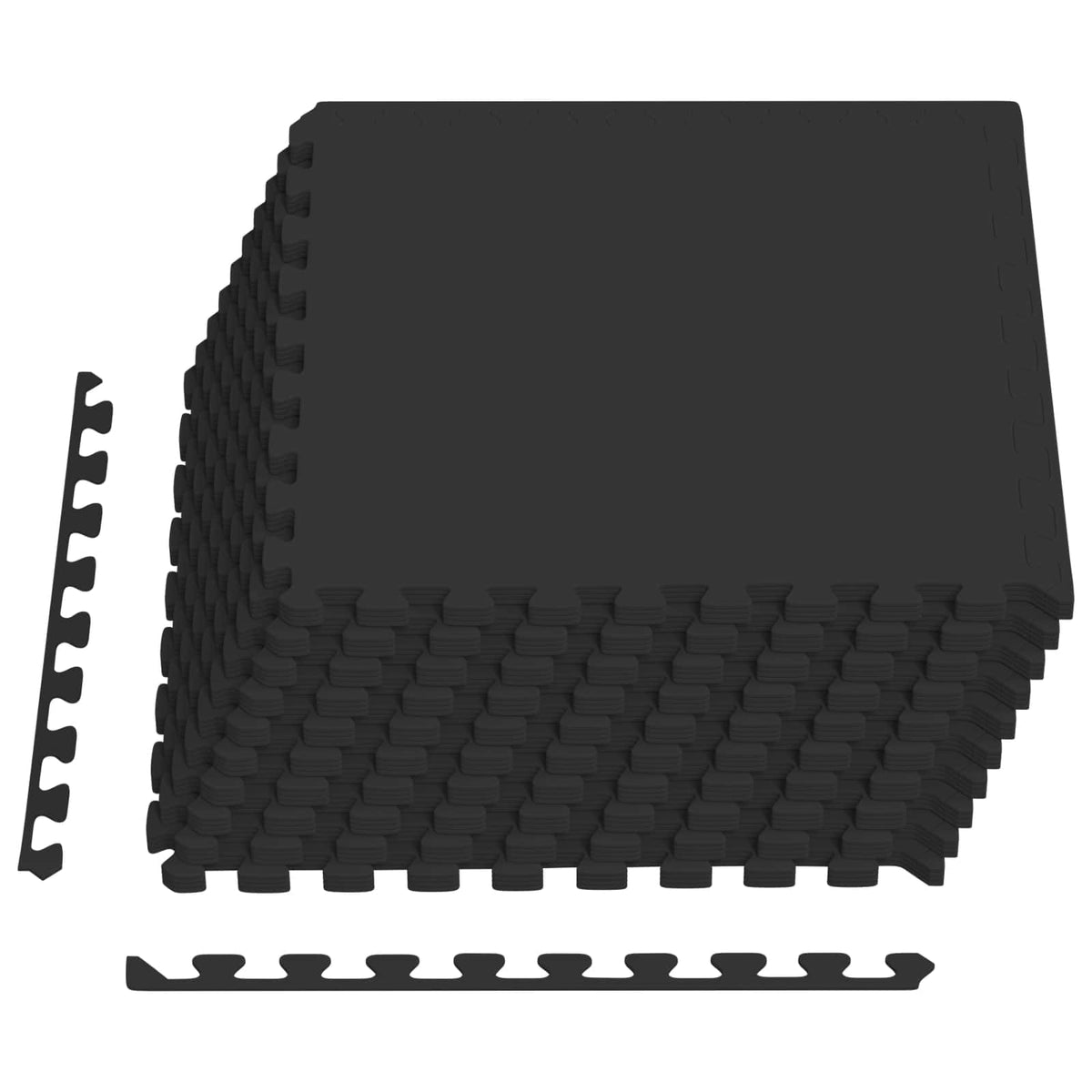 Pool Ground Mat 18 m² EVA Foam Thickness 0.4 cm Black 40