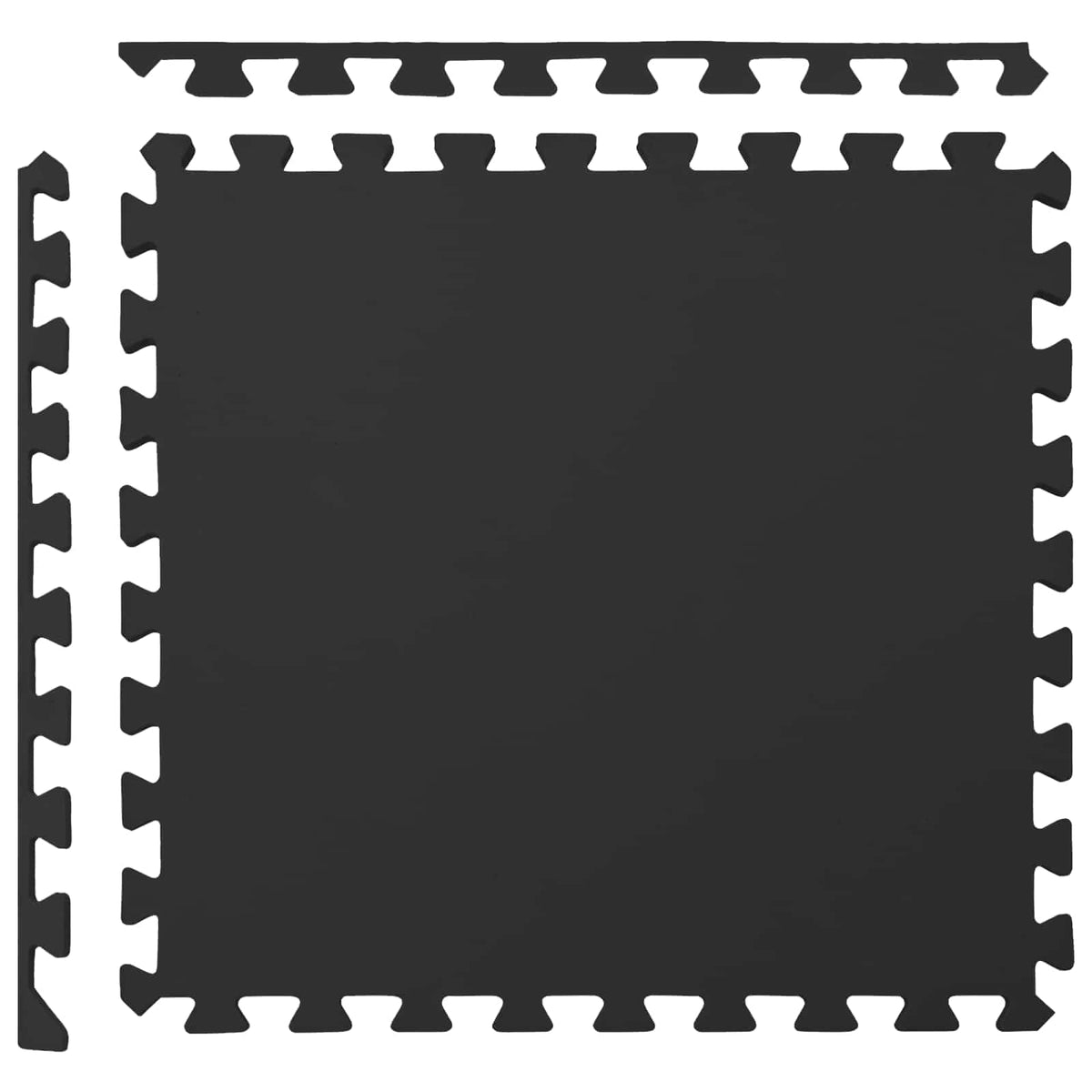 Pool Ground Mat 18 m² EVA Foam Thickness 0.4 cm Black 40