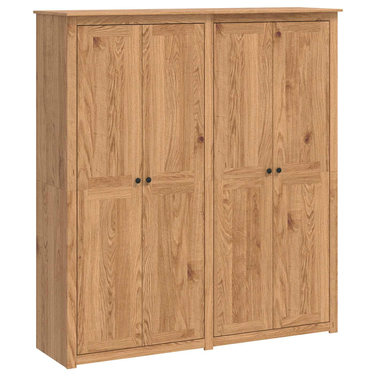 vidaXL Wardrobe PANAMA Honey 169 x 50 x 185 cm Solid Pine Wood 2