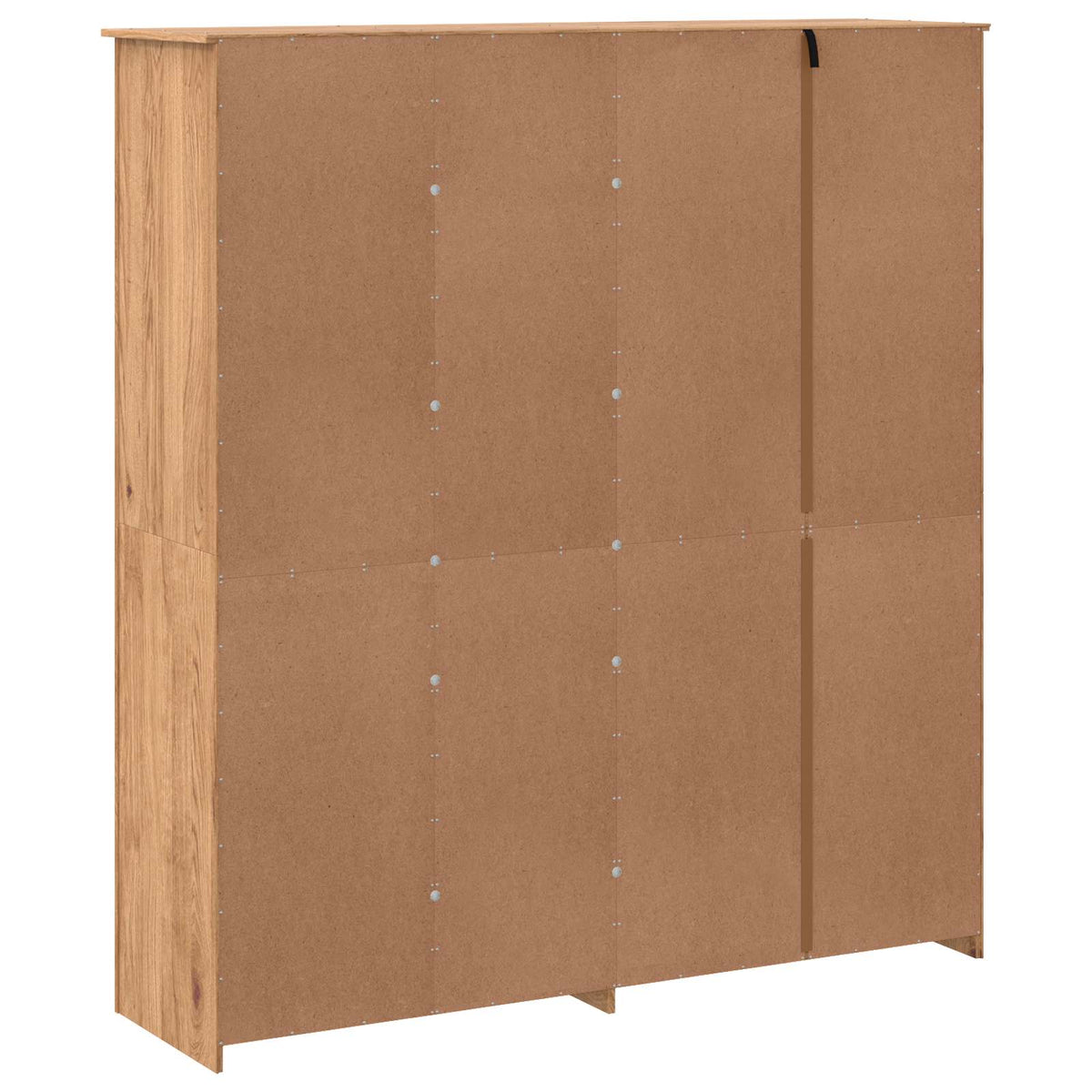 vidaXL Wardrobe PANAMA Honey 169 x 50 x 185 cm Solid Pine Wood 6