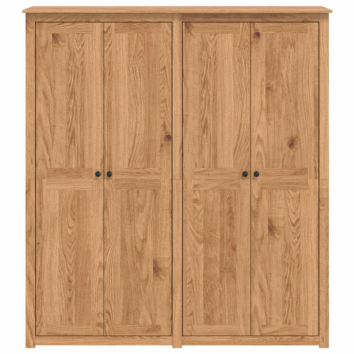 vidaXL Wardrobe PANAMA Honey 169 x 50 x 185 cm Solid Pine Wood 4