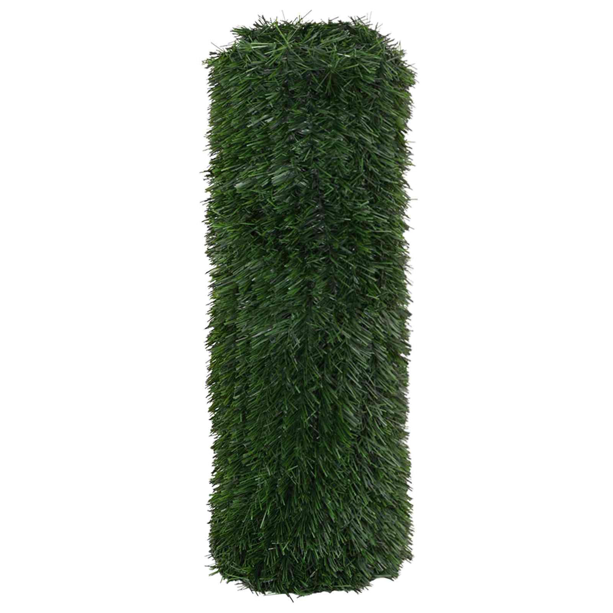 Artificial Fence PVC and Steel Dark green 1 m 6 m