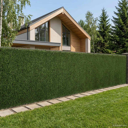 Artificial Fence PVC and Steel Light green 1 m 5 m