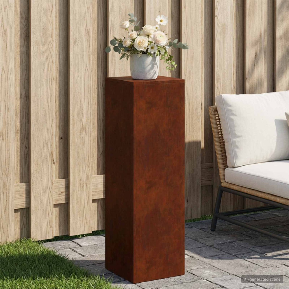 vidaXL Plant Stand Rusty 30 x 30 x 40 cm Weathering Steel