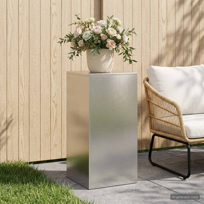 Plant Stand Silver 30 x 30 x 40 cm Steel Stainless Steel 1x (40 x 40 x 80 cm)